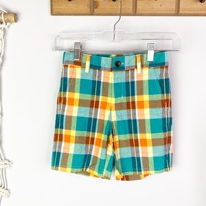 Janie and Jack Plaid Boy Shorts